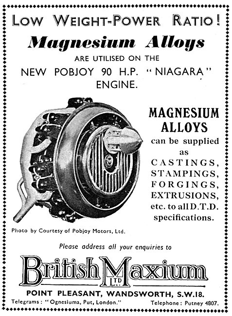 British Maxium - Forgings In Magnesium Alloys                    