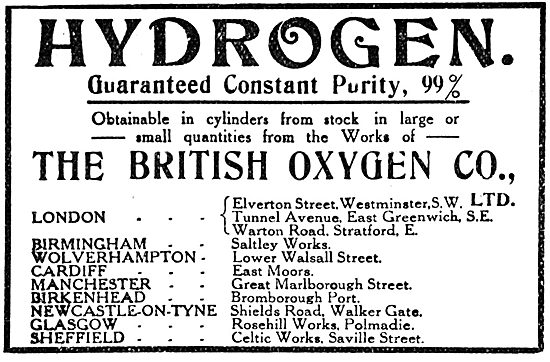 British Oxygen Company - Hydrogen                                