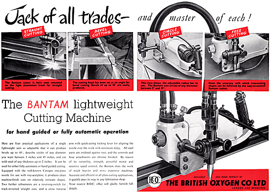 British Oxygen Company - BOC Bantam Cutting Machine              