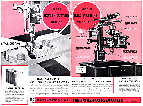 British Oxygen Company - BOC Profile Cutting Machine             