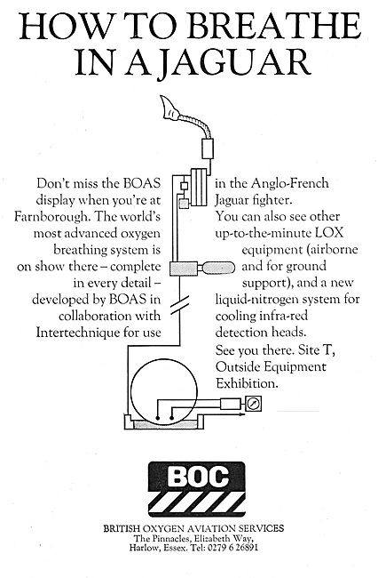 British Oxygen Company - BOC Aviation Service 1968               