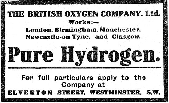 British Oxygen Co Ltd For Pure Hydrogen                          