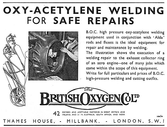 British Oxygen Oxy-Acetylene Welding Equipment                   