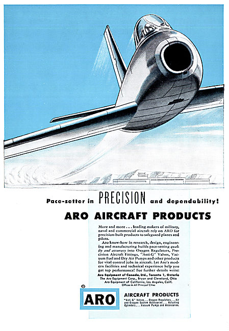 Aro Equipment. ARO Aircraft Products. Oxygen                     