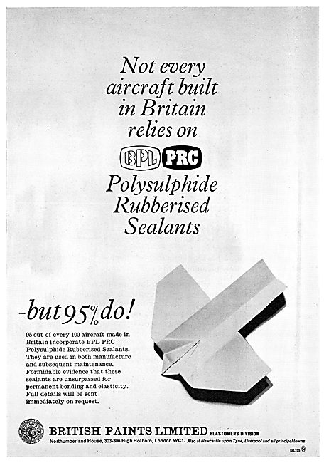 British Paints. Polysulphide Rubberised Sealant. PRC Sealants    