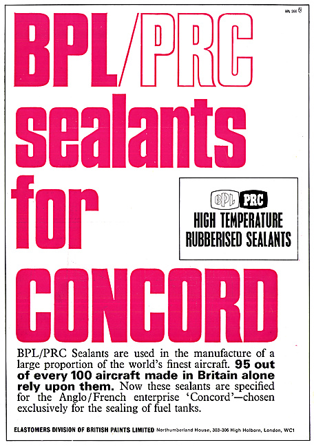 British Paints BPL PRC Sealants. Elastomers. Polysulphide        