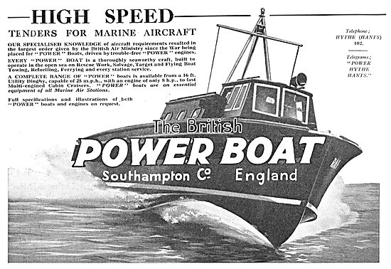 British Power Boat Company - High Speed Marine Tenders           