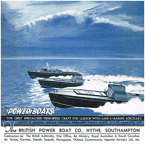 British Power Boats High Speed Liason Craft                      