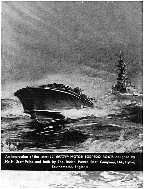 British Power Boat Company 70' Motor Torpedo Boat                