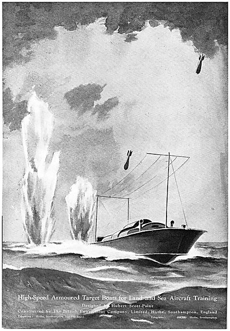 British Power Boat Company Armoured Target Boat                  