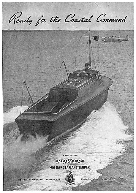 British Power Boat Company - Seaplane Tender                     