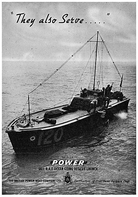 British Power Boat Company - Air Sea Rescue Boats                
