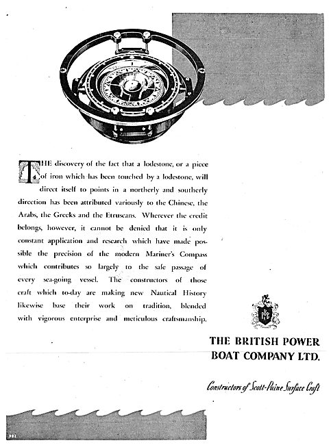 British Power Boat Company - Scott-Paine                         