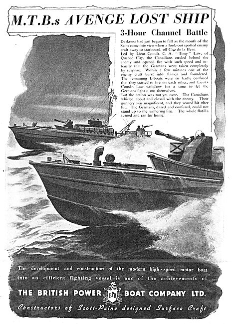 British Power Boat Company - PT Boat - MTB - ASR                 