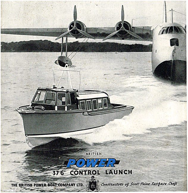 The British Power Boat Company 37 Foot 6 Inch Control Launch     