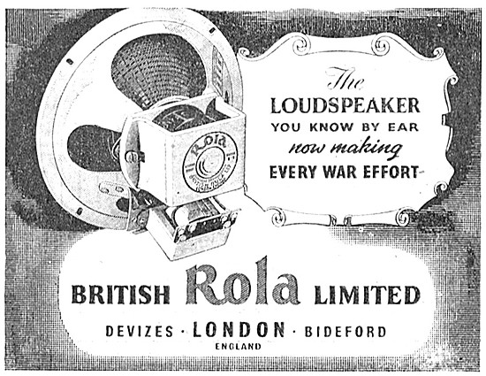 British Rola Loudspeakers                                        