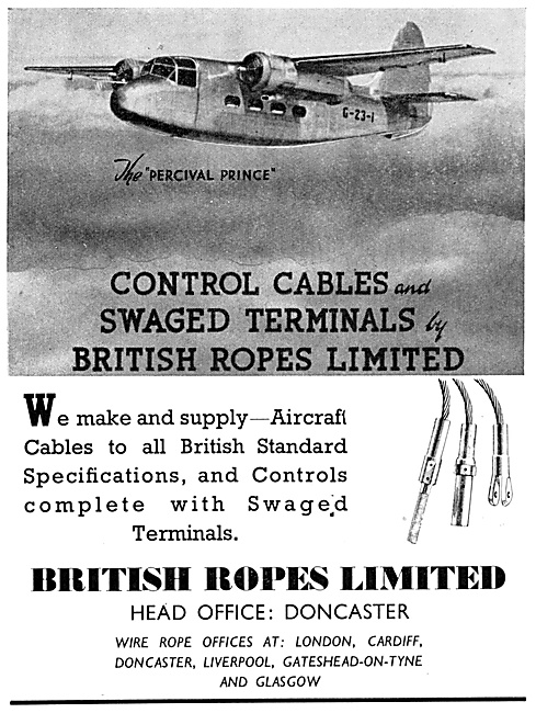  British Ropes Control Cables & Swaged Terminals                 