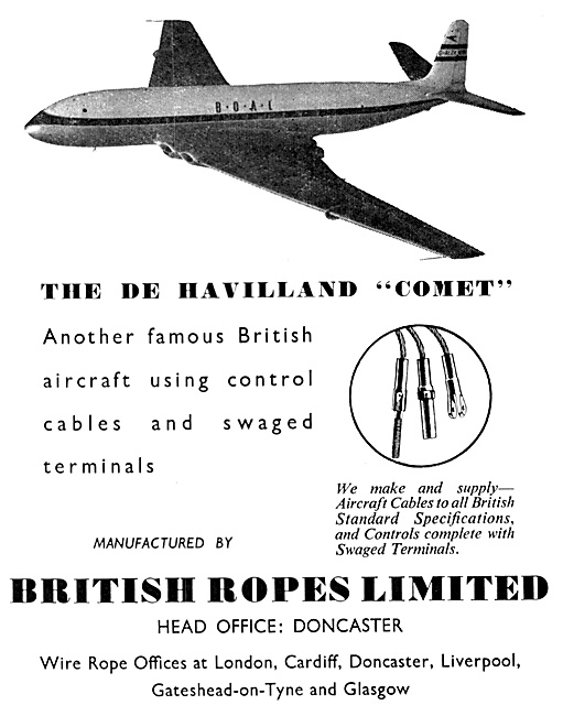 British Ropes Control Cables & Swaged Terminals                  