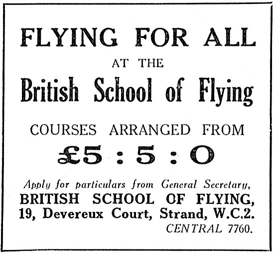British School Of Flying                                         