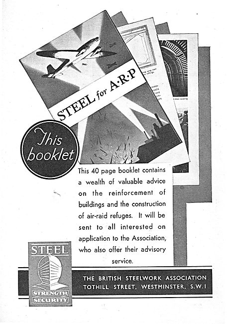 The British Steelwork Association : Air Raid Shelters            