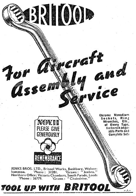 Britool Spanners & Socket Sets For The Aircraft Industry         