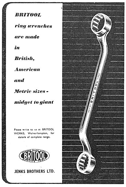 Jenks Brothers :Britool Ring Wrenches For The Aircraft Industry  