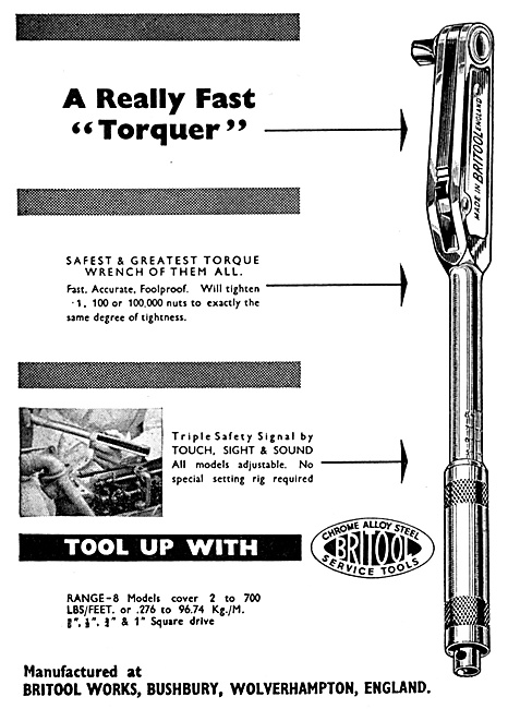 Jenks Brothers Britool Tools For The Aircraft Industry           