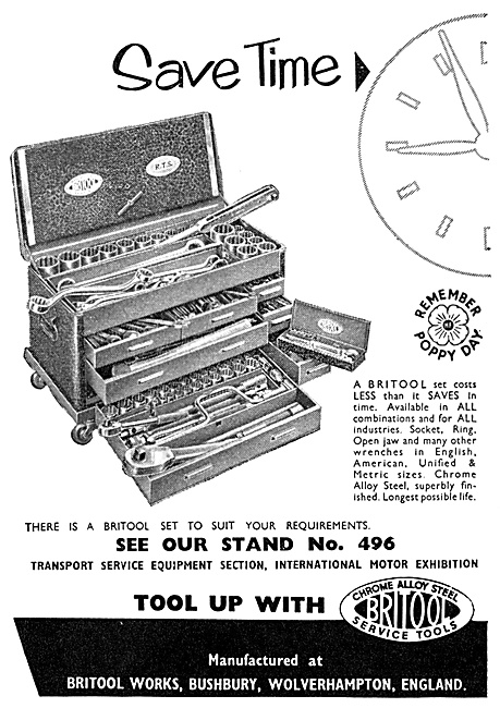 Jenks Brothers Britool Tools For The Aircraft Industry           