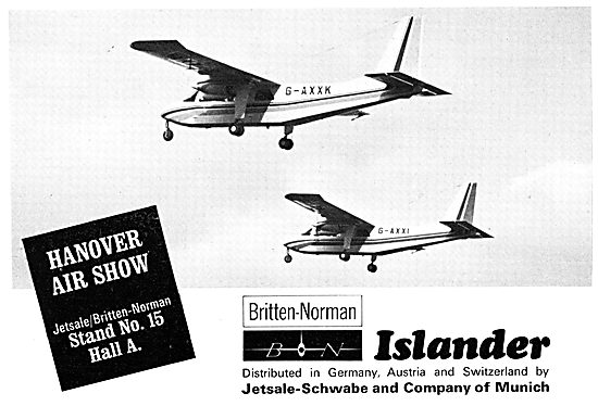 Britten-Norman Islander - Jetsale-Schwabe                        