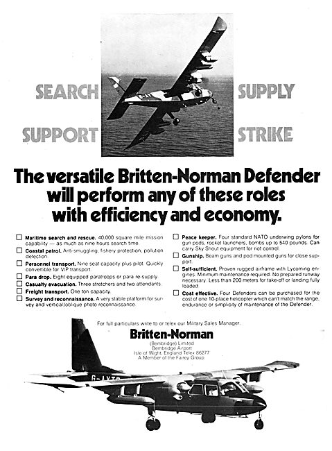 Britten-Norman Defender                                          