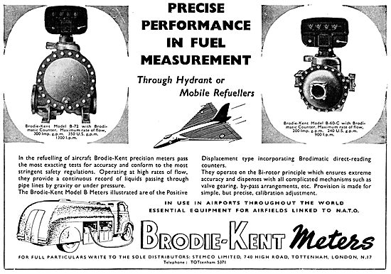 Brodie-Kent Fuel Metering Equipment                              