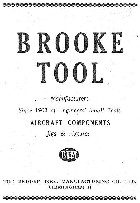Brooke Tool Engineers Small Tools                                