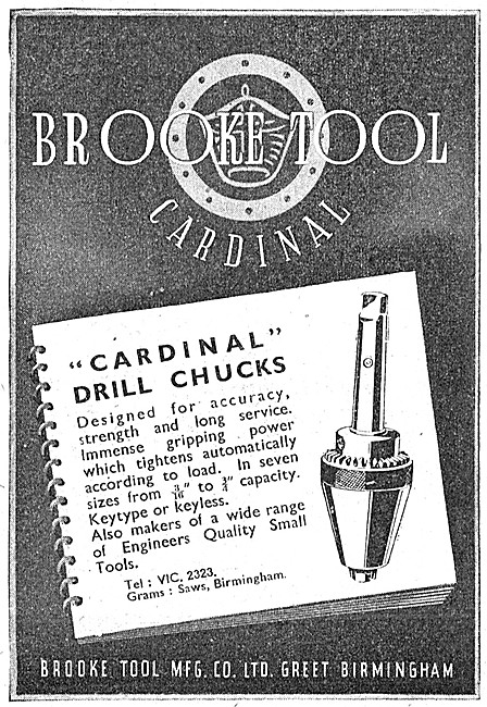 Brooke Tool Cardinal Drill Chucks                                