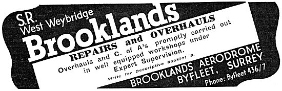 Brooklands Flying Club - Repairs & Overhauls                     