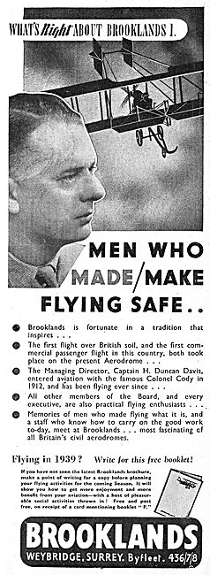 Brooklands Aerodrome - Brooklands Flying Club                    
