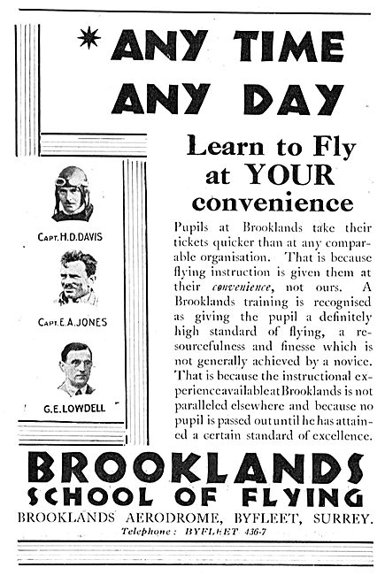 Learn To Fly At Brooklands School Of Flying - Any Time - Any Day 