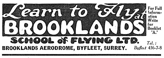 Learn To Fly At The Brooklands School Of Flying                  