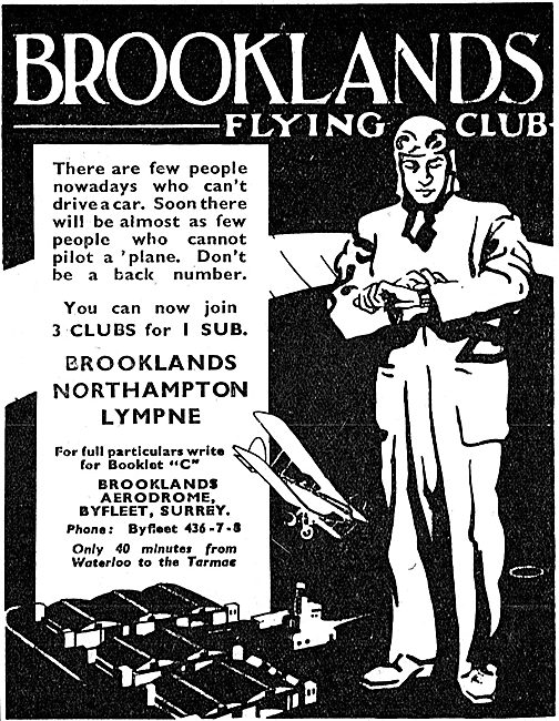 Don`t Be A Back Number! Leran To Fly At The Brooklands School    