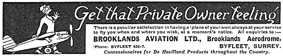 Get That Private Owner Feeling With Brooklands Aviation          