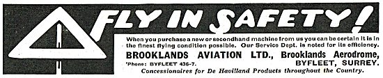 Brooklands Aviation - Training Sales Service - De Havilland      