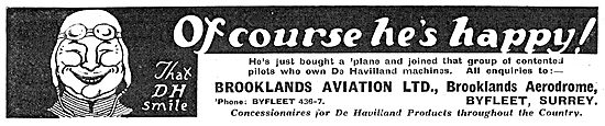 Brooklands Aviation - De Havilland Sales                         