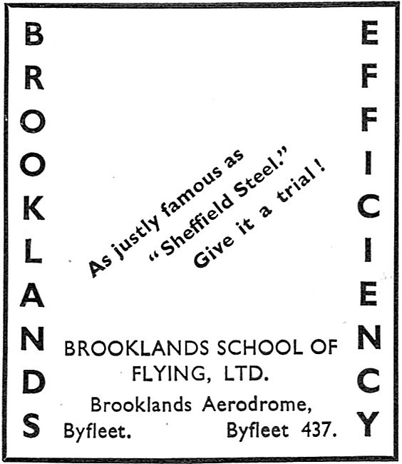 Brooklands School Of Flying                                      