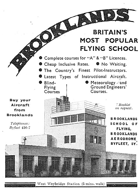Brooklands Flying School                                         
