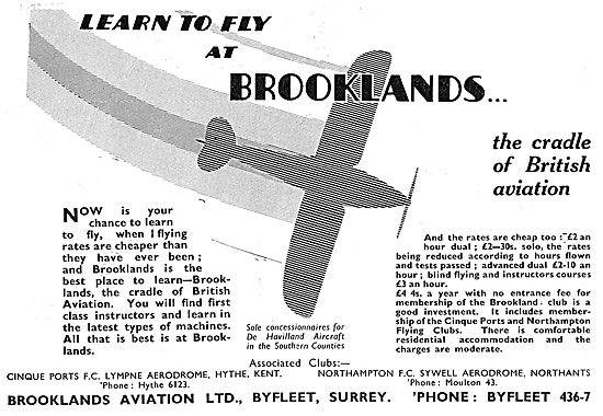 Learn To Fly At Brooklands                                       