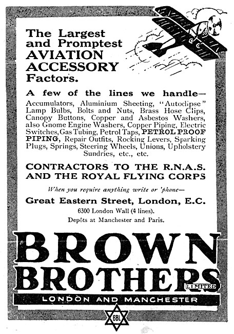 Brown Brothers Aircraft Accessories                              