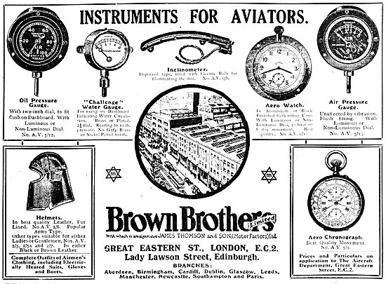 Brown Brothers. Aircraft Instruments 1920                        