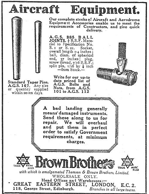 Brown Brothers Aircraft Accessories                              