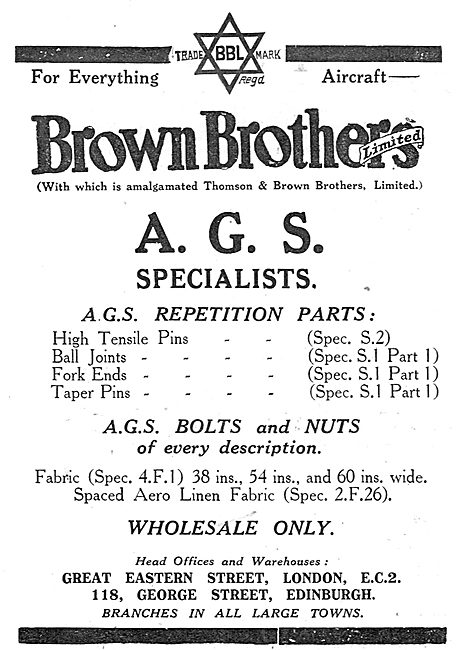 Brown Brothers AGS Specialists                                   