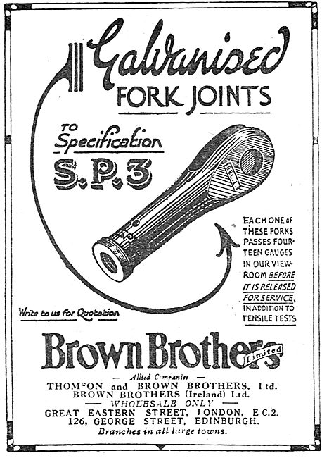 Brown Brothers Galvanised Fork Joints (SP3)                      