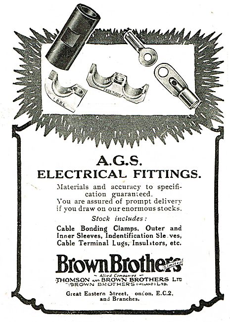 Brown Brothers AGS Electrical Fittings                           